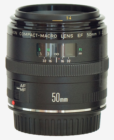 CANON EF 50 mm f/2.5 Compact - Macro